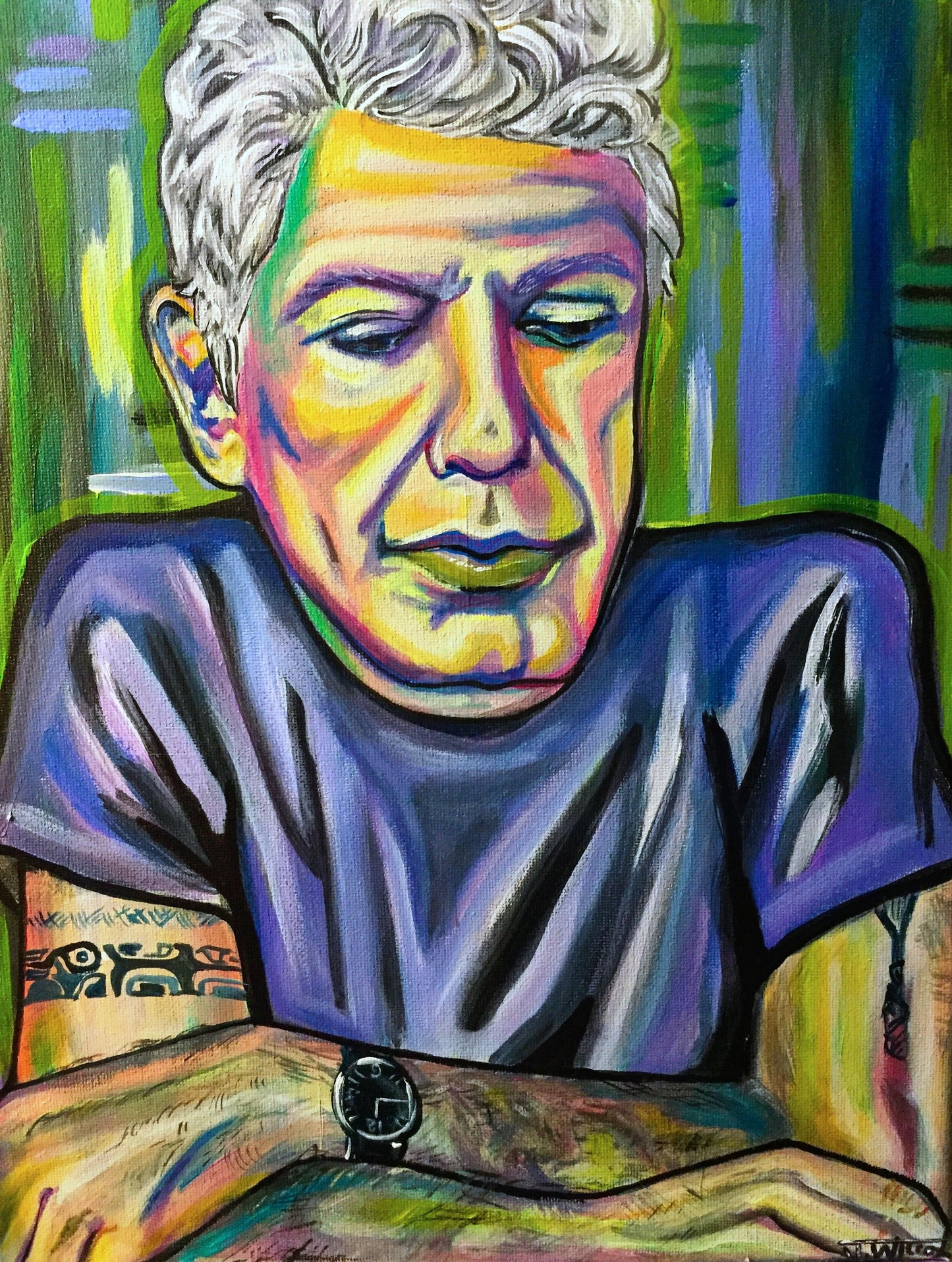 Anthony Bourdain Print