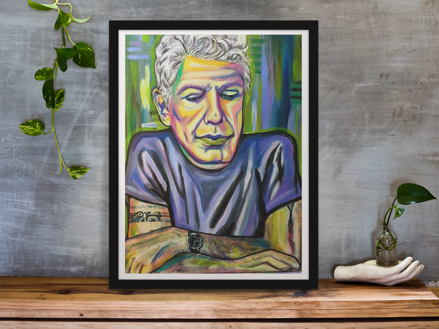 Anthony Bourdain Print